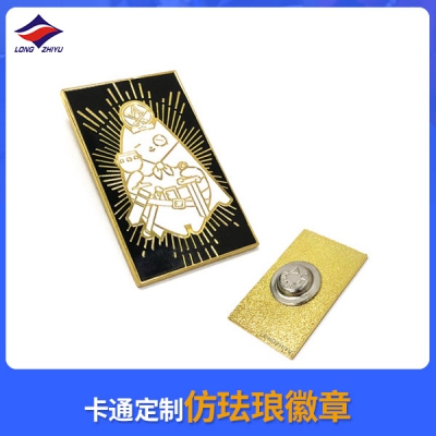 卡通定制仿珐琅徽章
