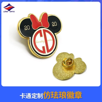 卡通定制仿珐琅徽章