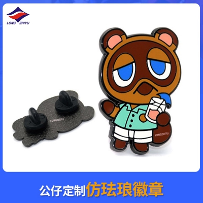 公仔定制仿珐琅徽章